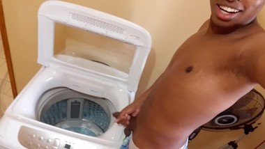 Don't Cum In The Washing Machine