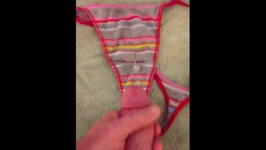 Second CUM on teen panties