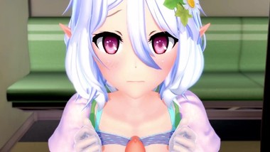 Kokoro Princess Connect Re:Dive Outdoor sex train 3d hentai