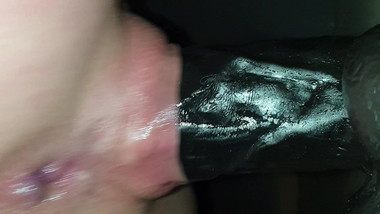 Swedish teen girl enjoy BBC dildo getting loud orgasms