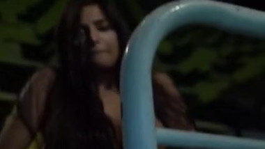 poonam panday strip in public place