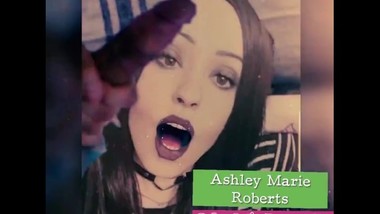 Xxx Ashley Marie Roberts with a fat cock in her sexy face