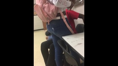 Candid teasing teen