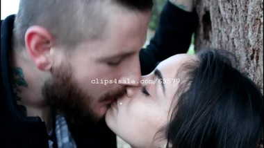 Dave and Lizzy Kissing