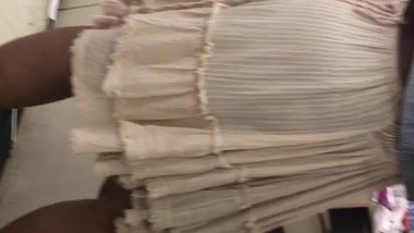 Big booty ebony seethrough skirt