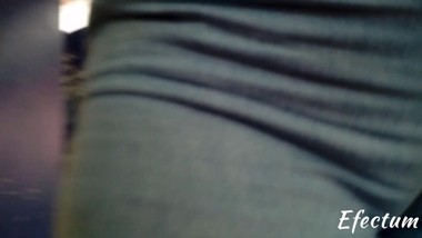 Sexy teen girl bigAss cameltoe jeans