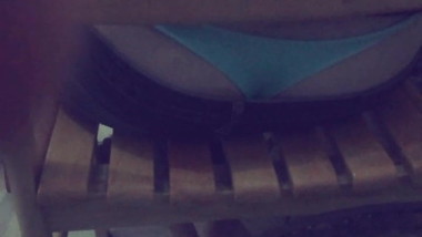 Tanga expuesta en restaurante