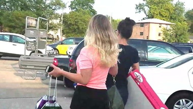 Following this sexy white teen