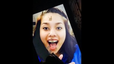 Super Hot 19yo Latina Facial Cum Tribute 3