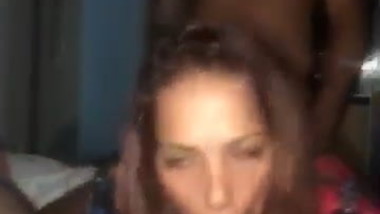 Dirty sis in Threesome Action